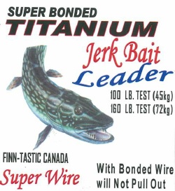 Finn Tastic Jerkbait Leaders Titanium – Pike Master Lures